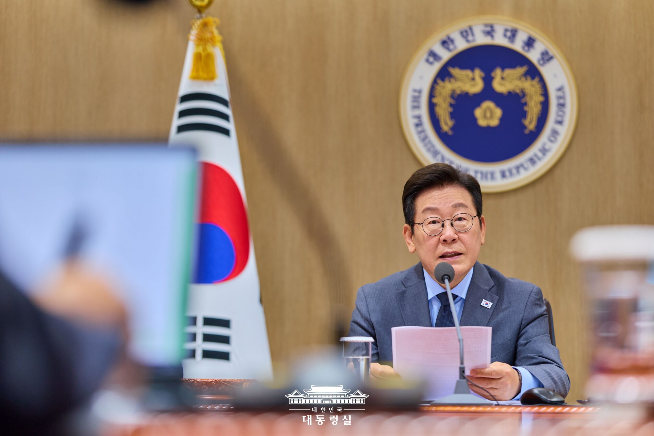 이재명 대통령, 샌델 교수와 회동…“정의와 평화는 현실적 이익”