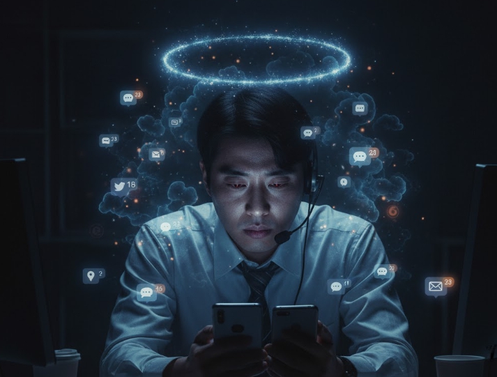 스마트폰이 뇌를 지배할 때… 무너지는 생체 리듬과 한국인의 피로 사회