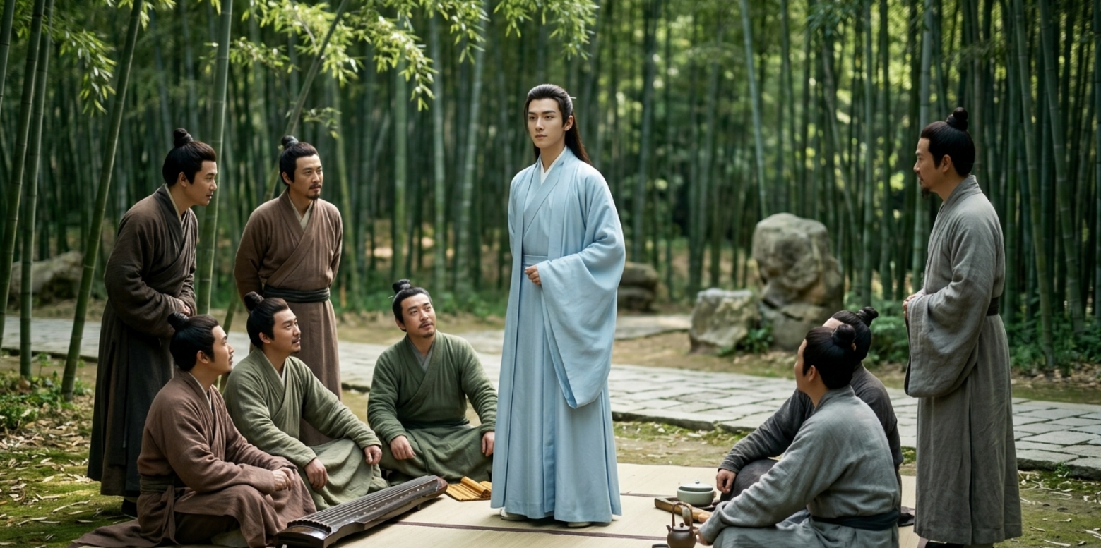 [교양]군계일학(群鷄一鶴)닭의 무리 속 홀로 선 학,죽림칠현(竹林七賢)의 그림자와 혜소(嵇紹)가 남긴 품격