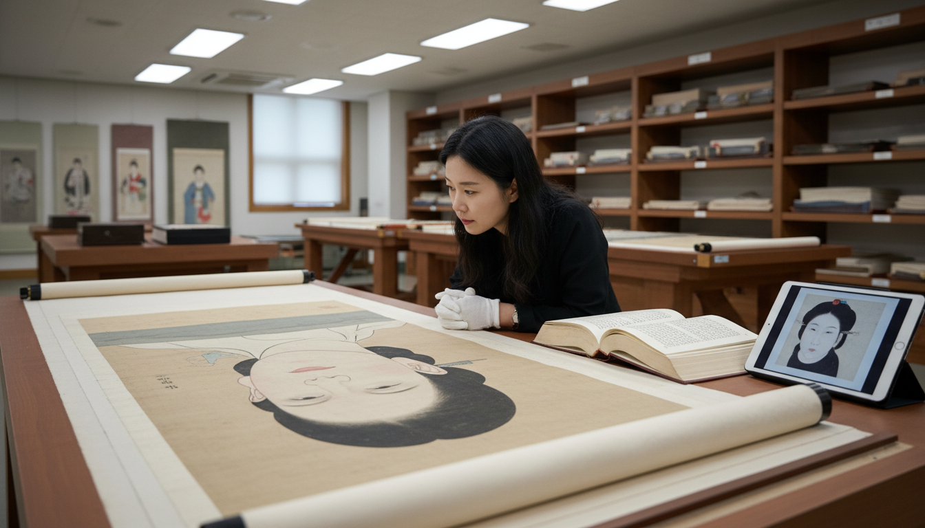 신윤복 미인도, 조선 후기 풍속화에 담긴 여성의 얼굴