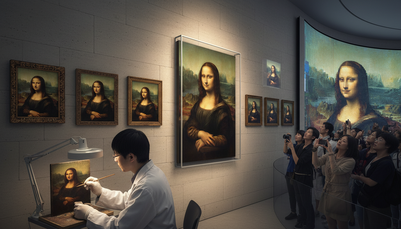 모나리자, 작은 초상화가 세계 명작이 된 과정