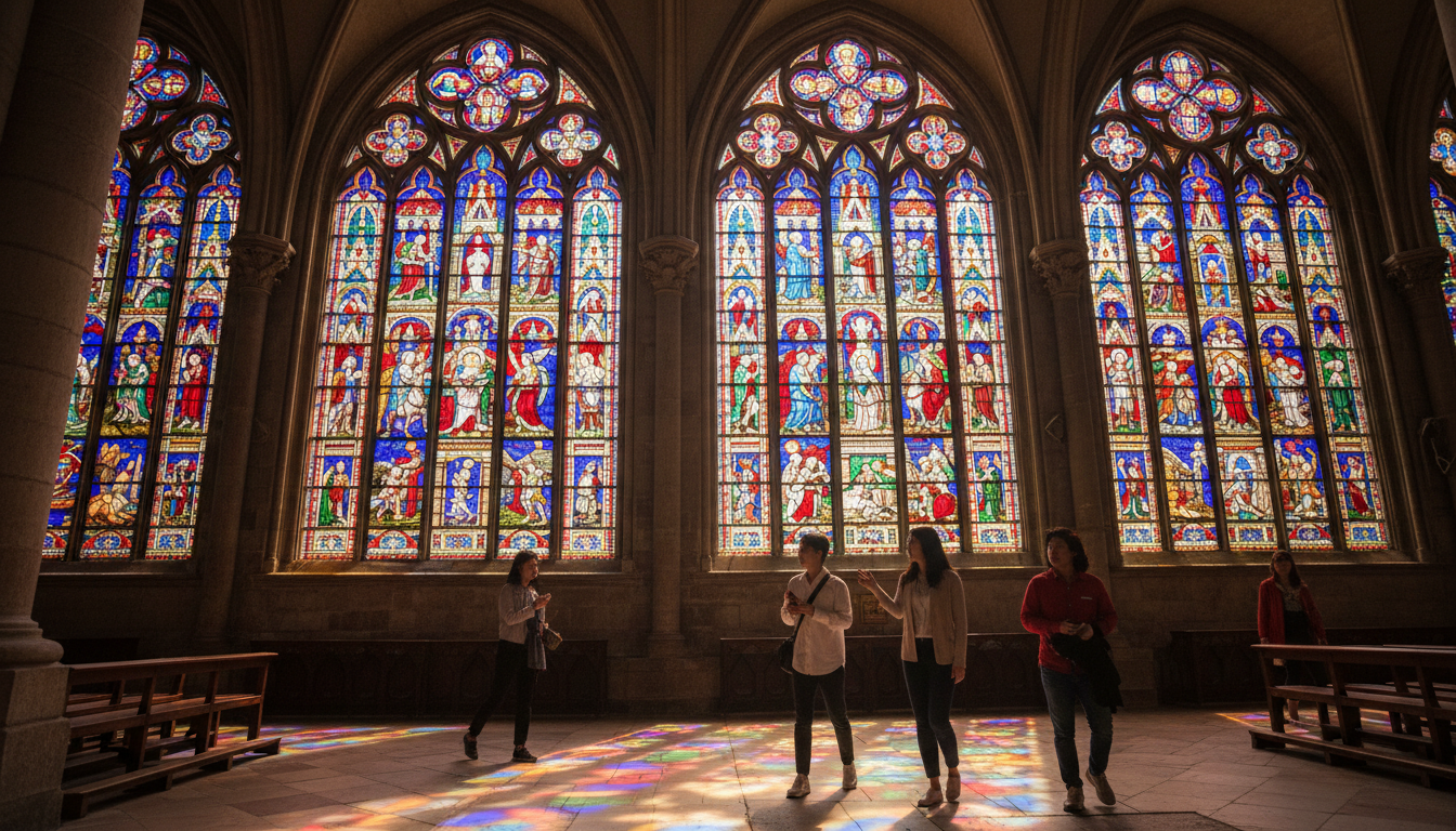 스테인드글라스, 중세 성당이 빛으로 이야기를 전한 방식